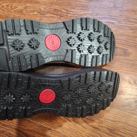 UGG EMMETT DUCK BOOT MID STOUT LEATHER WATERPROOF new MEN'S BOOTS US SIZE 12 - Picture 5 of 6